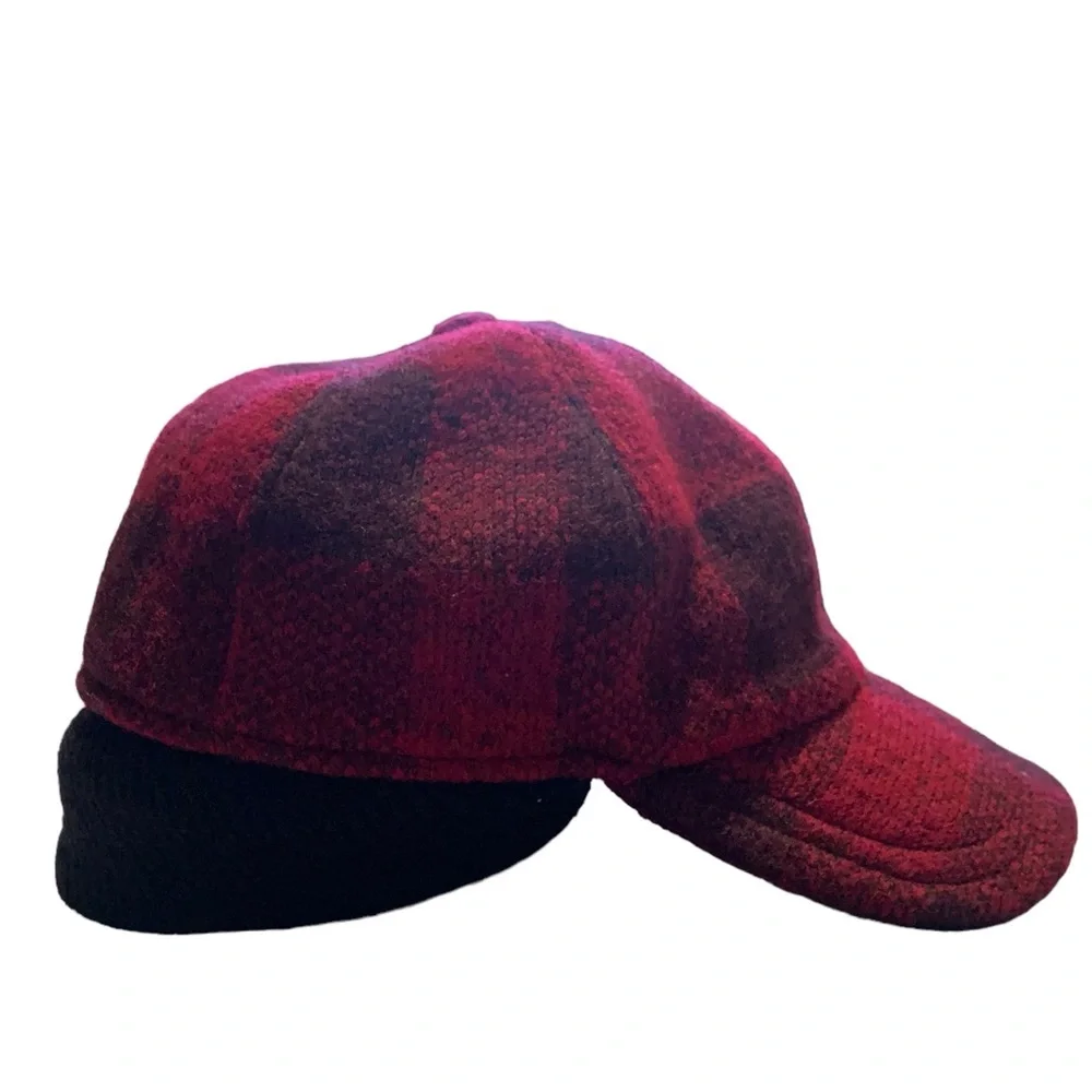 Barney's New York Black Wool Cashmere Driving Hat - Picture 3 of 11